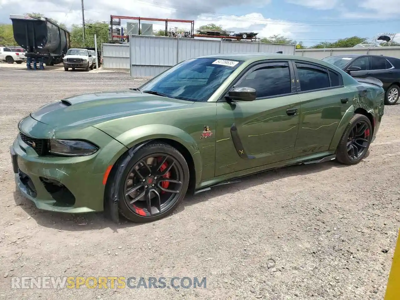 1 Photograph of a damaged car 2C3CDXGJXNH136846 DODGE CHARGER 2022