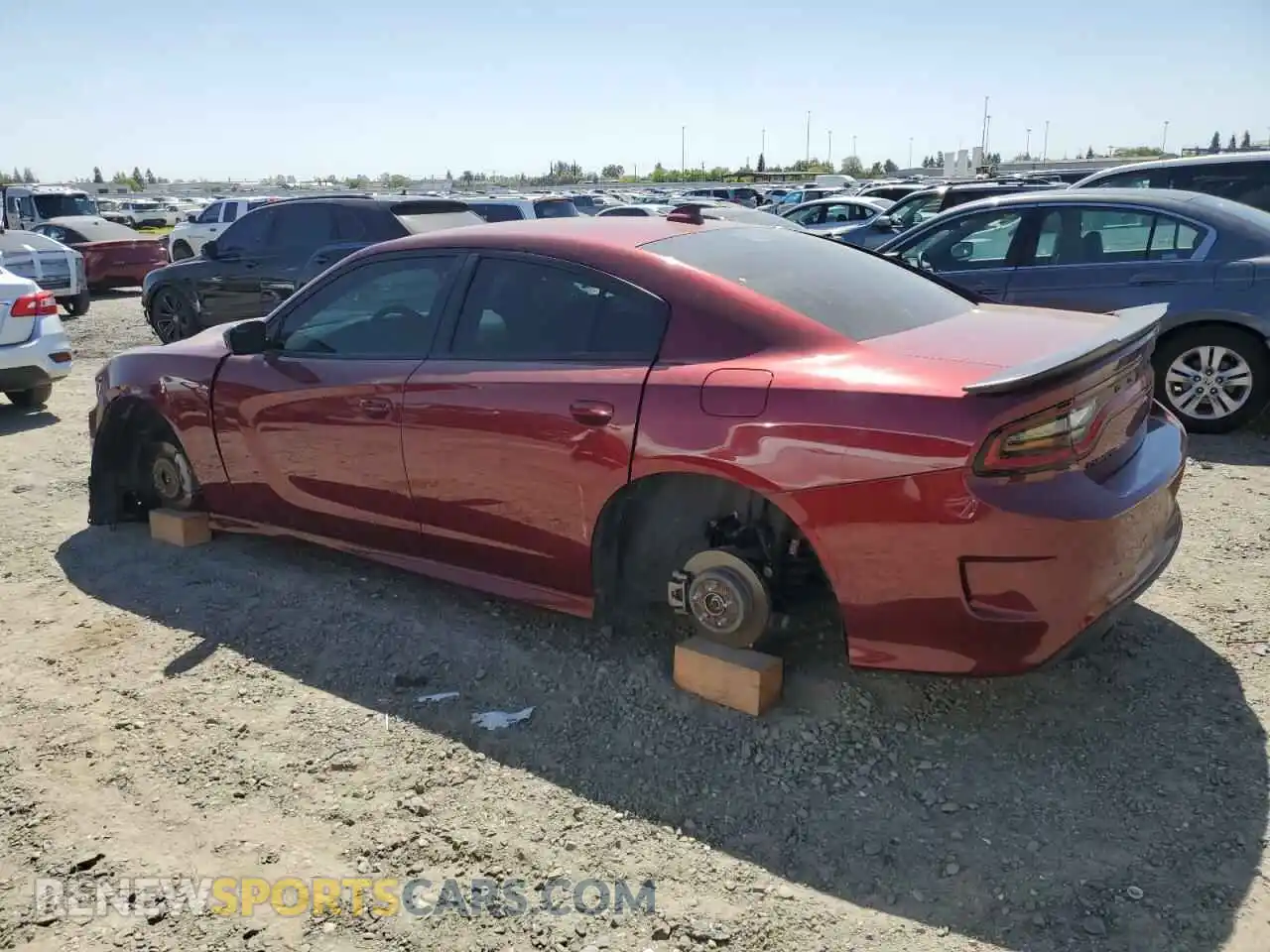2 Photograph of a damaged car 2C3CDXHG0NH141430 DODGE CHARGER 2022
