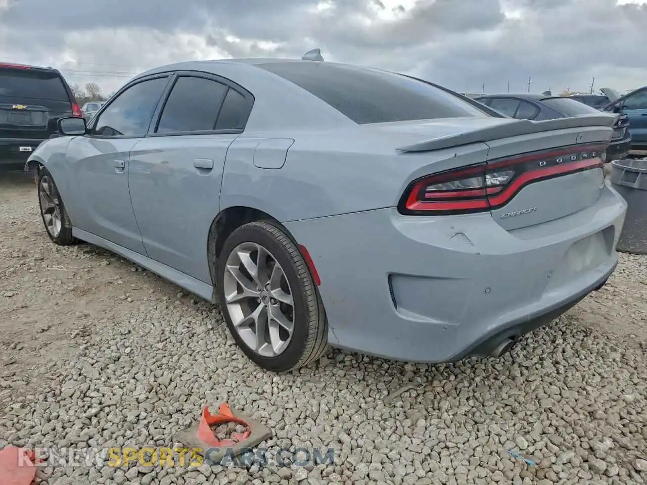 2 Photograph of a damaged car 2C3CDXHG0NH157238 DODGE CHARGER 2022