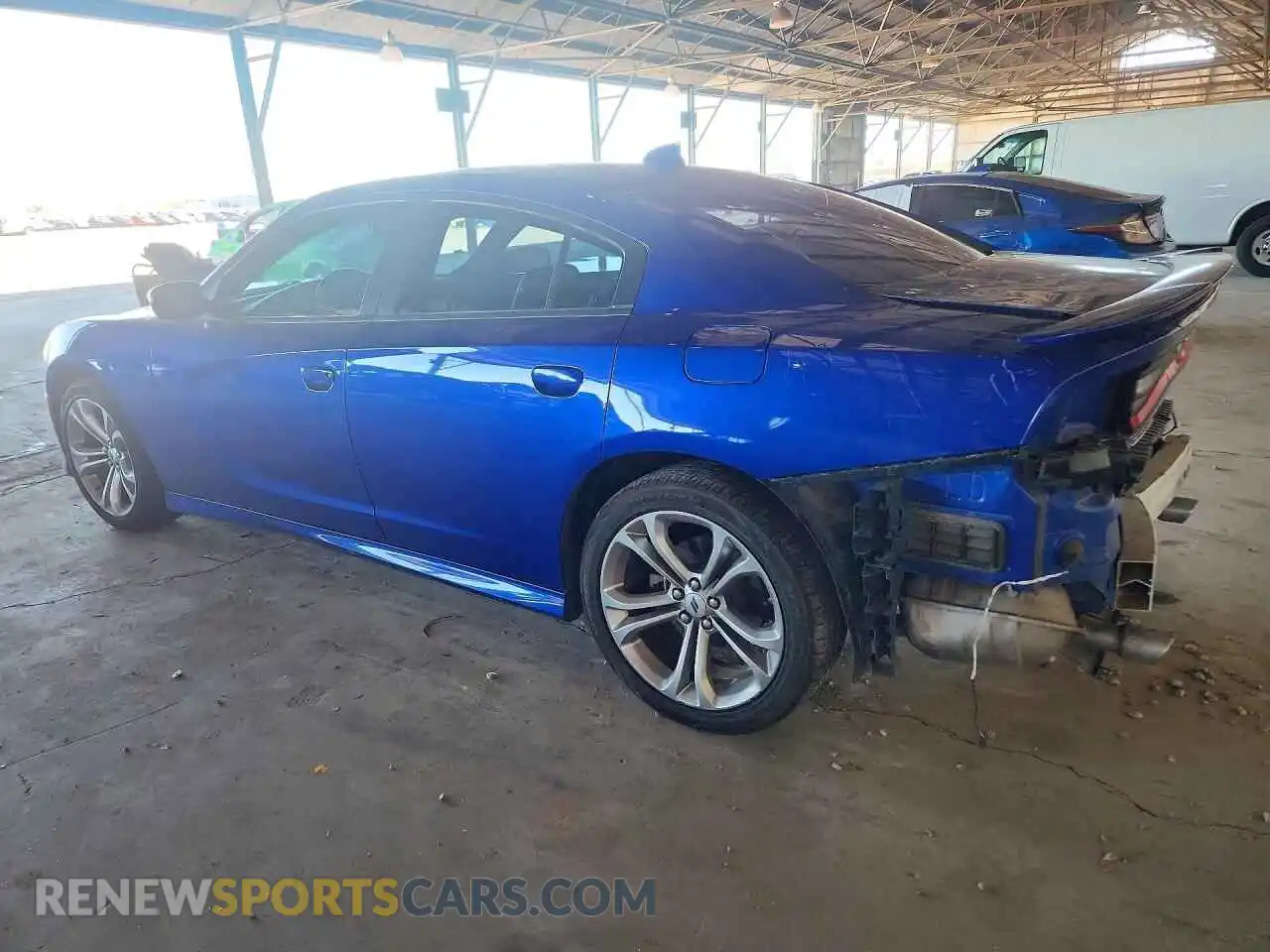 2 Photograph of a damaged car 2C3CDXHG0NH232343 DODGE CHARGER 2022