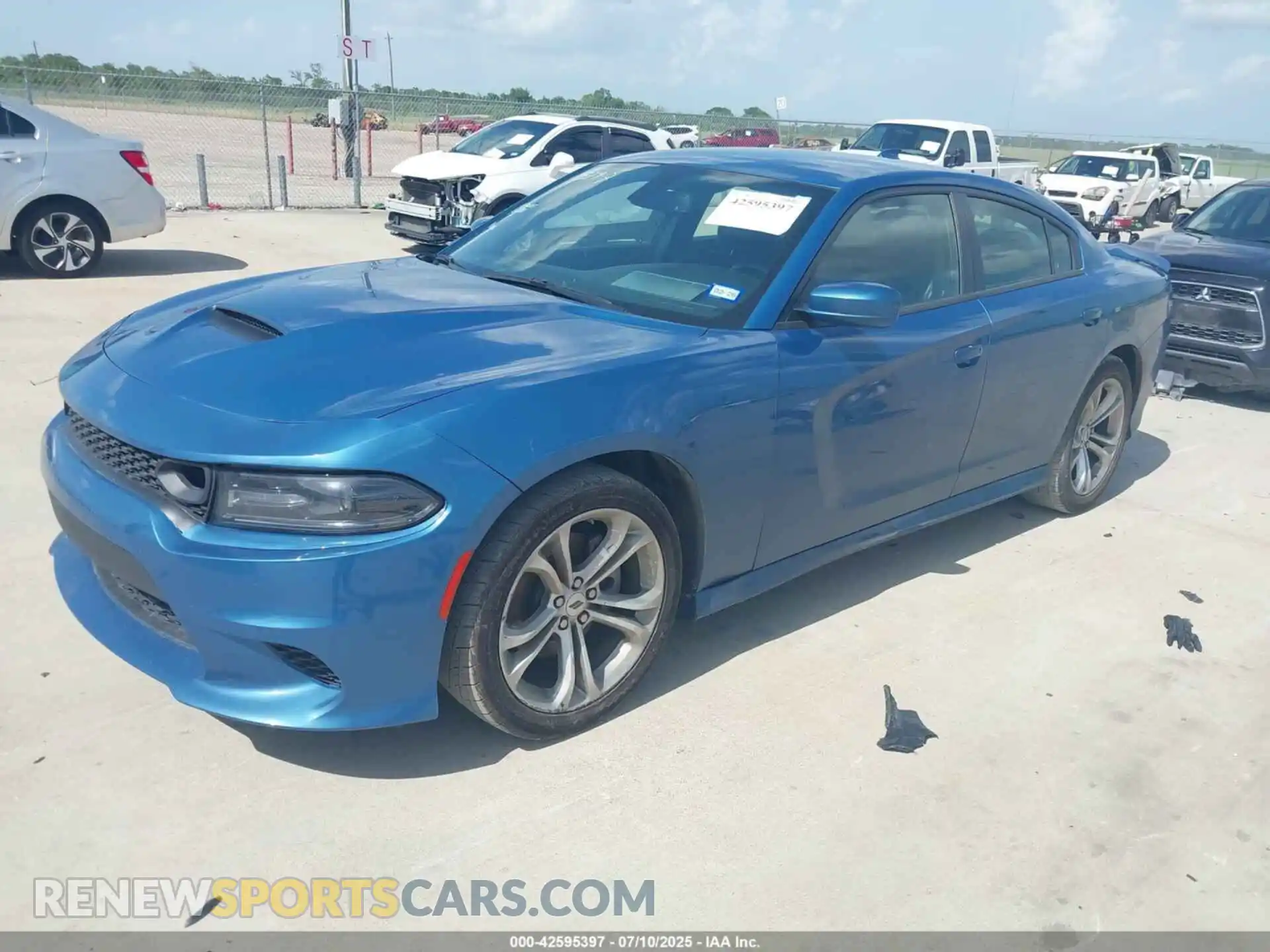 2 Photograph of a damaged car 2C3CDXHG0NH236151 DODGE CHARGER 2022