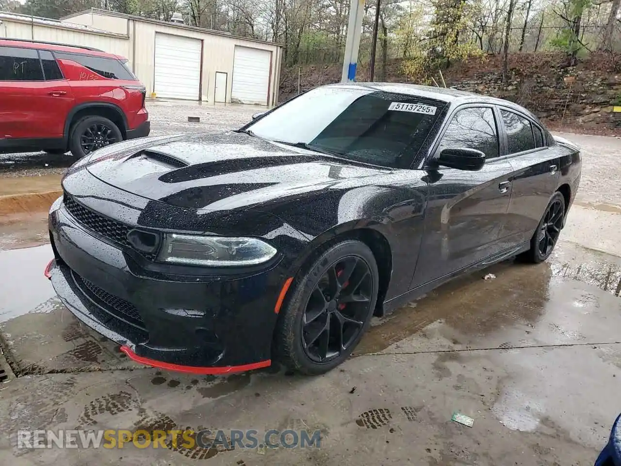 1 Photograph of a damaged car 2C3CDXHG1NH149732 DODGE CHARGER 2022
