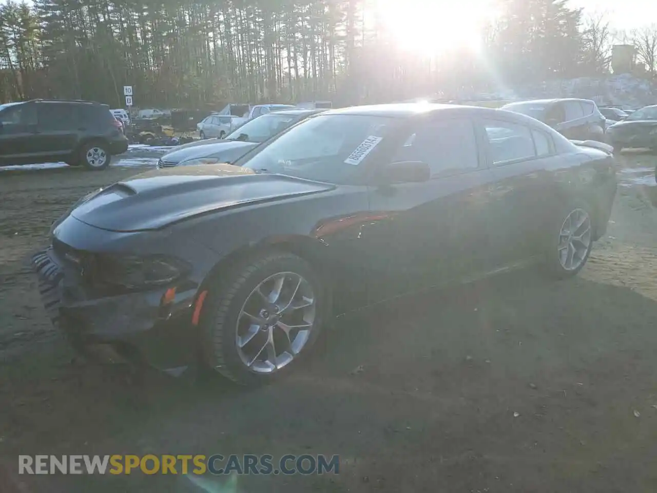 1 Photograph of a damaged car 2C3CDXHG1NH197859 DODGE CHARGER 2022