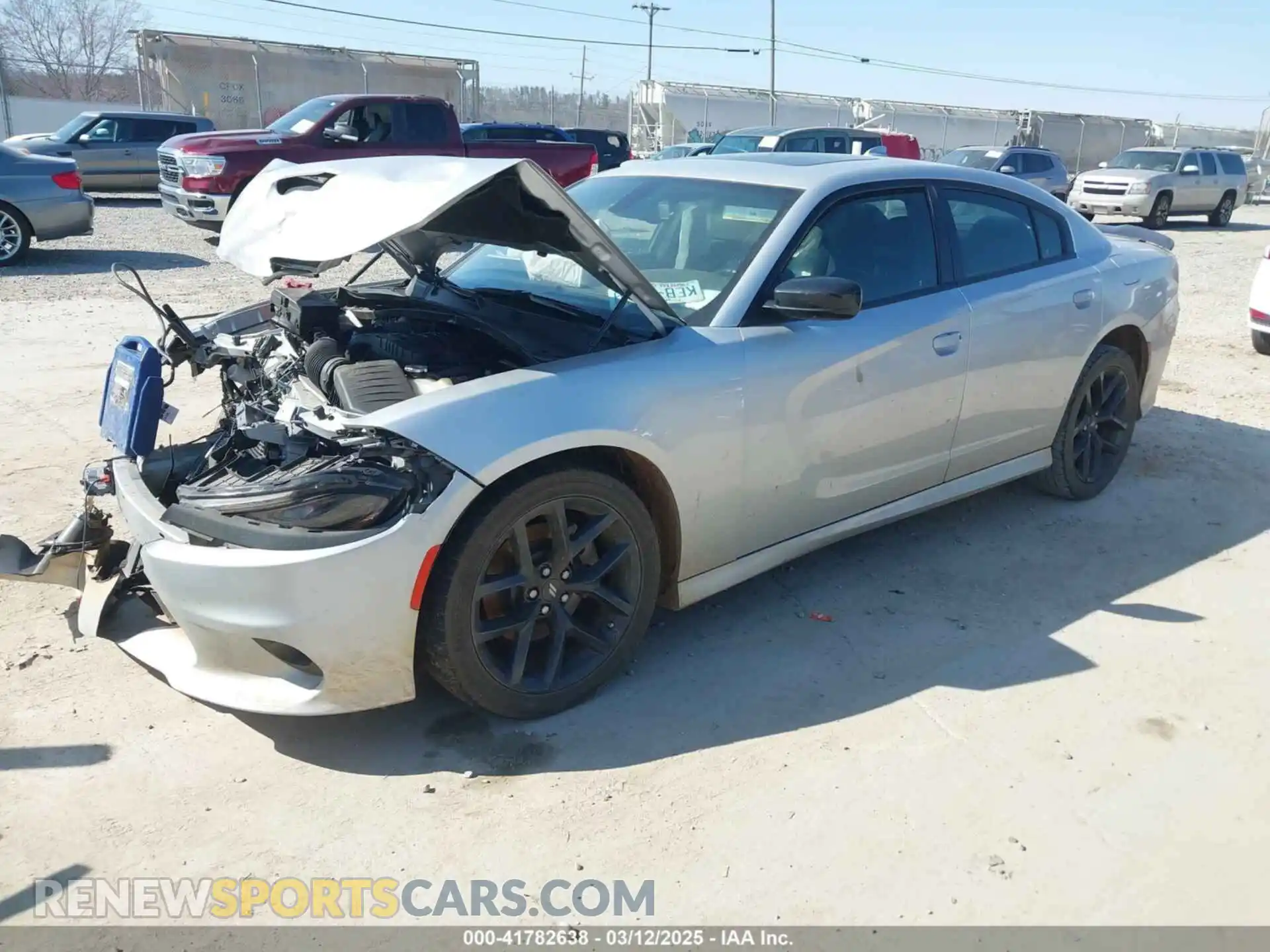 2 Photograph of a damaged car 2C3CDXHG1NH217527 DODGE CHARGER 2022