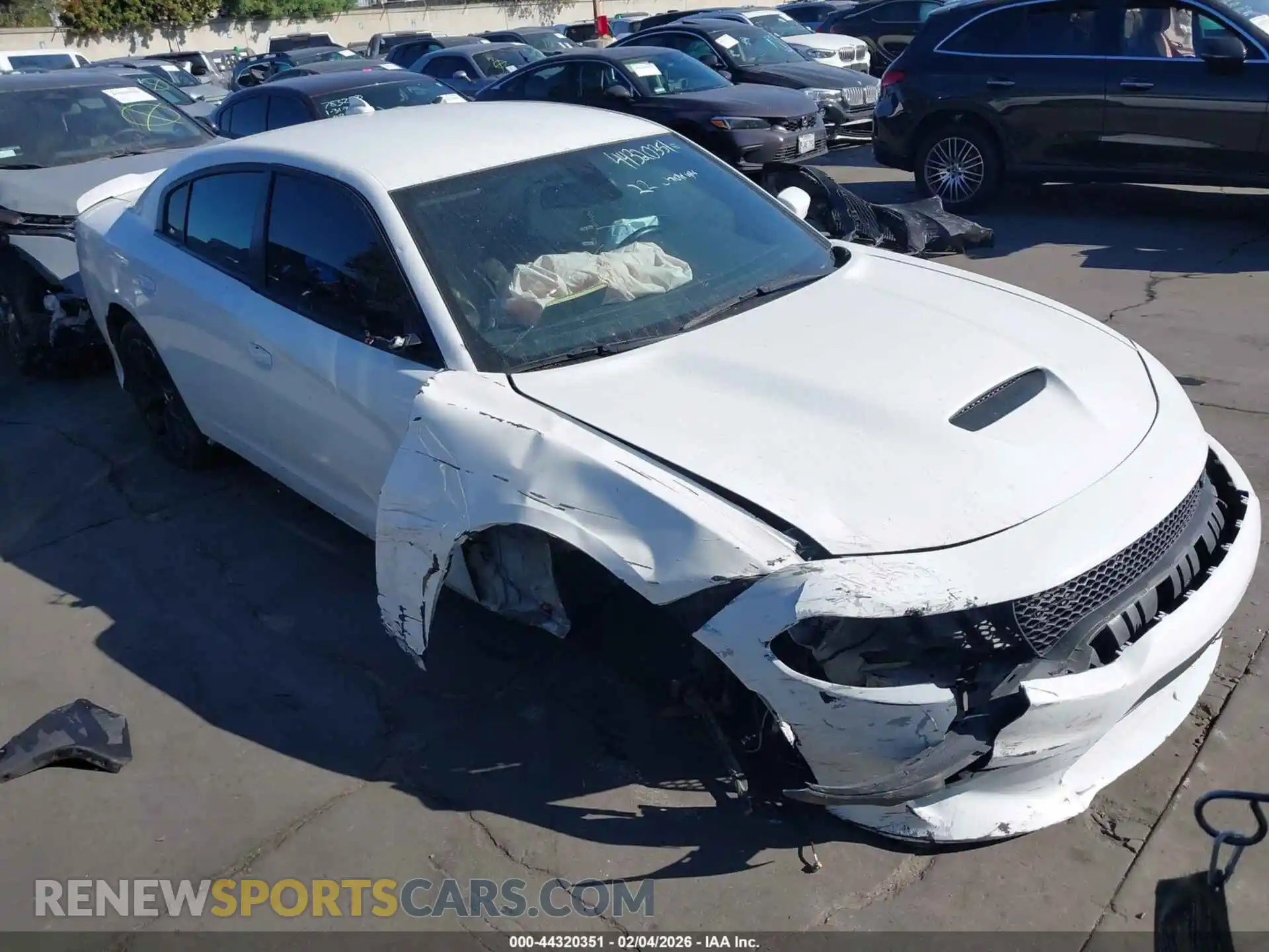 1 Photograph of a damaged car 2C3CDXHG2NH114780 DODGE CHARGER 2022