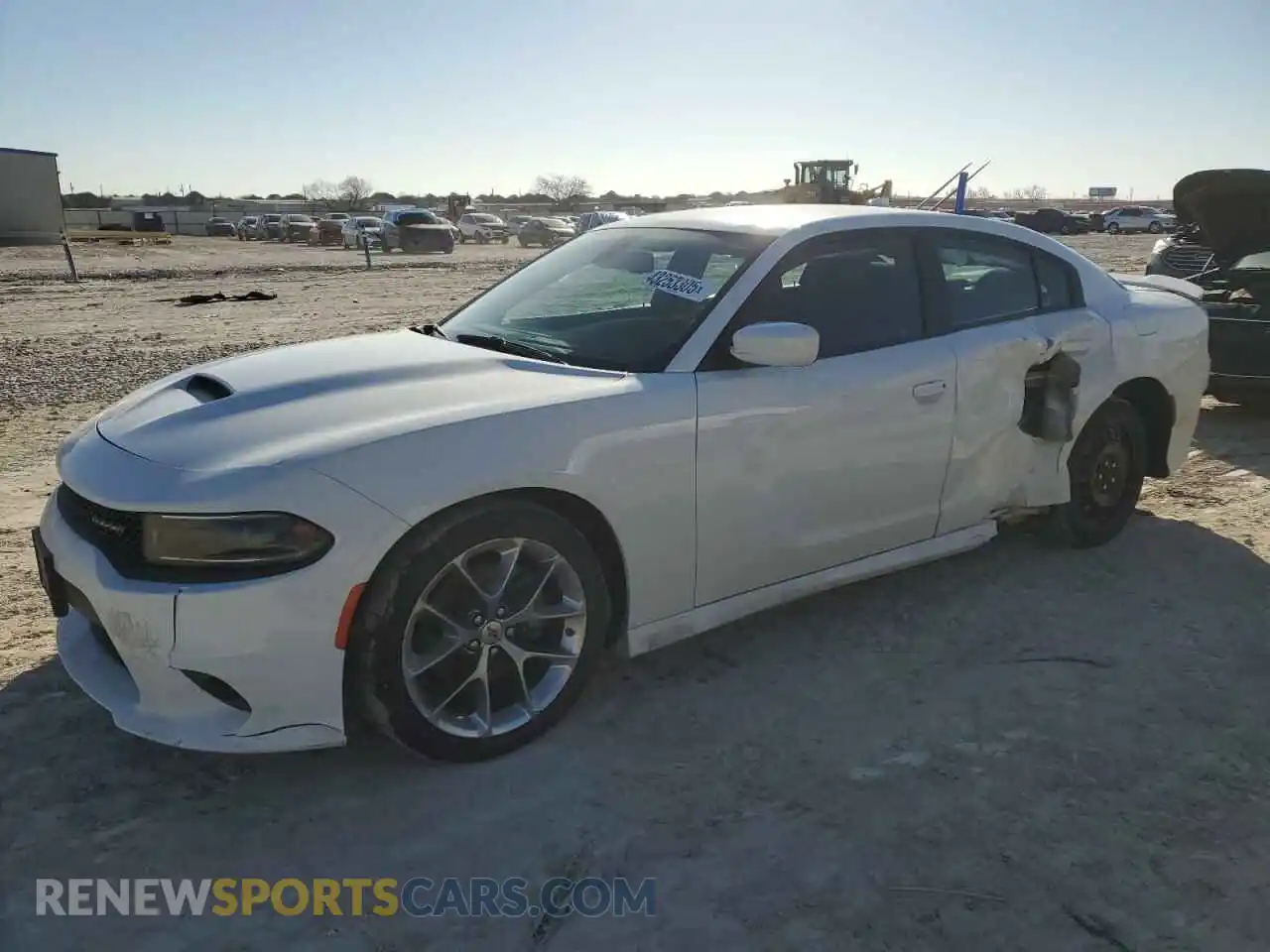 1 Photograph of a damaged car 2C3CDXHG2NH175823 DODGE CHARGER 2022