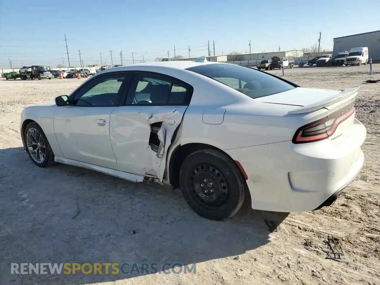 2 Photograph of a damaged car 2C3CDXHG2NH175823 DODGE CHARGER 2022