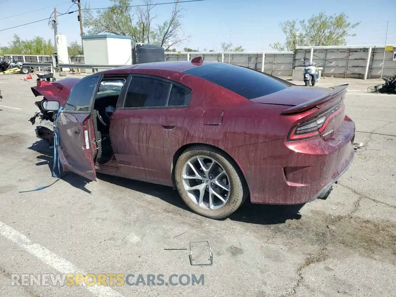 2 Photograph of a damaged car 2C3CDXHG2NH183159 DODGE CHARGER 2022