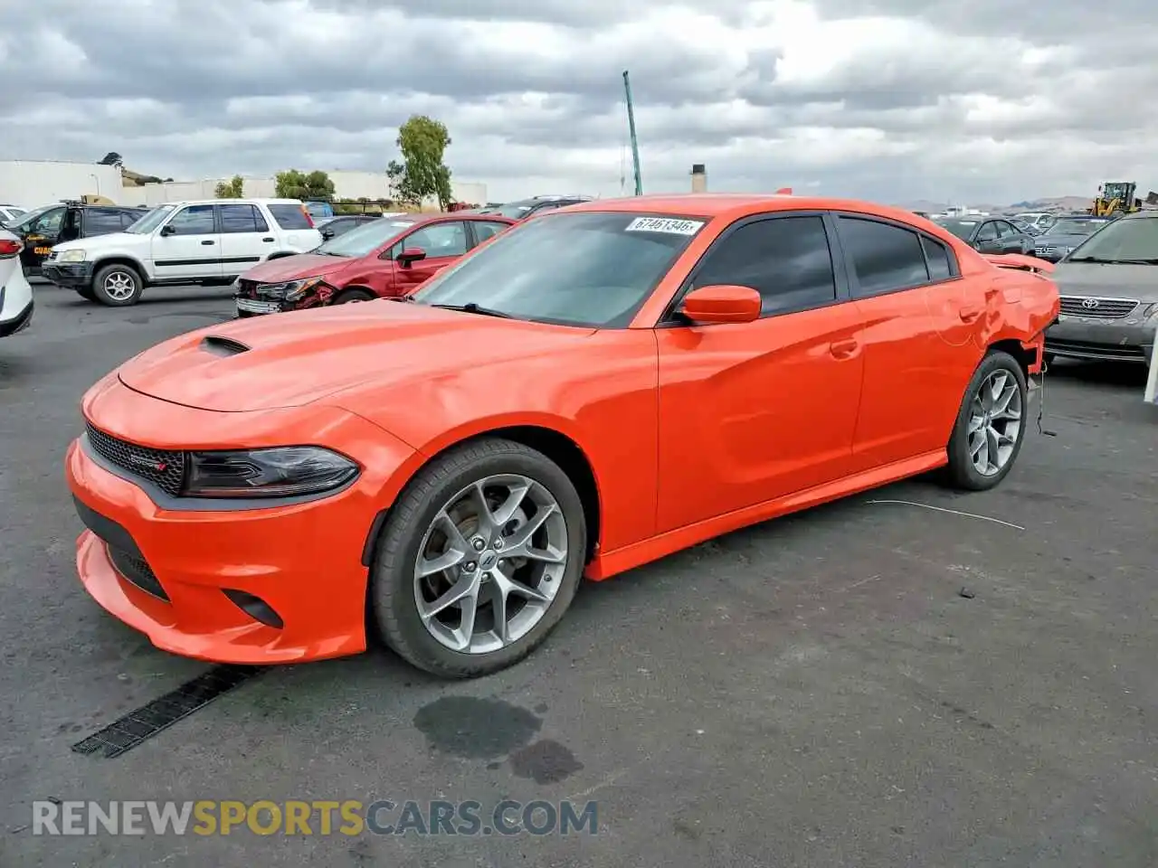 1 fotografías del automóvil dañado 2C3CDXHG2NH192668 DODGE CHARGER 2022