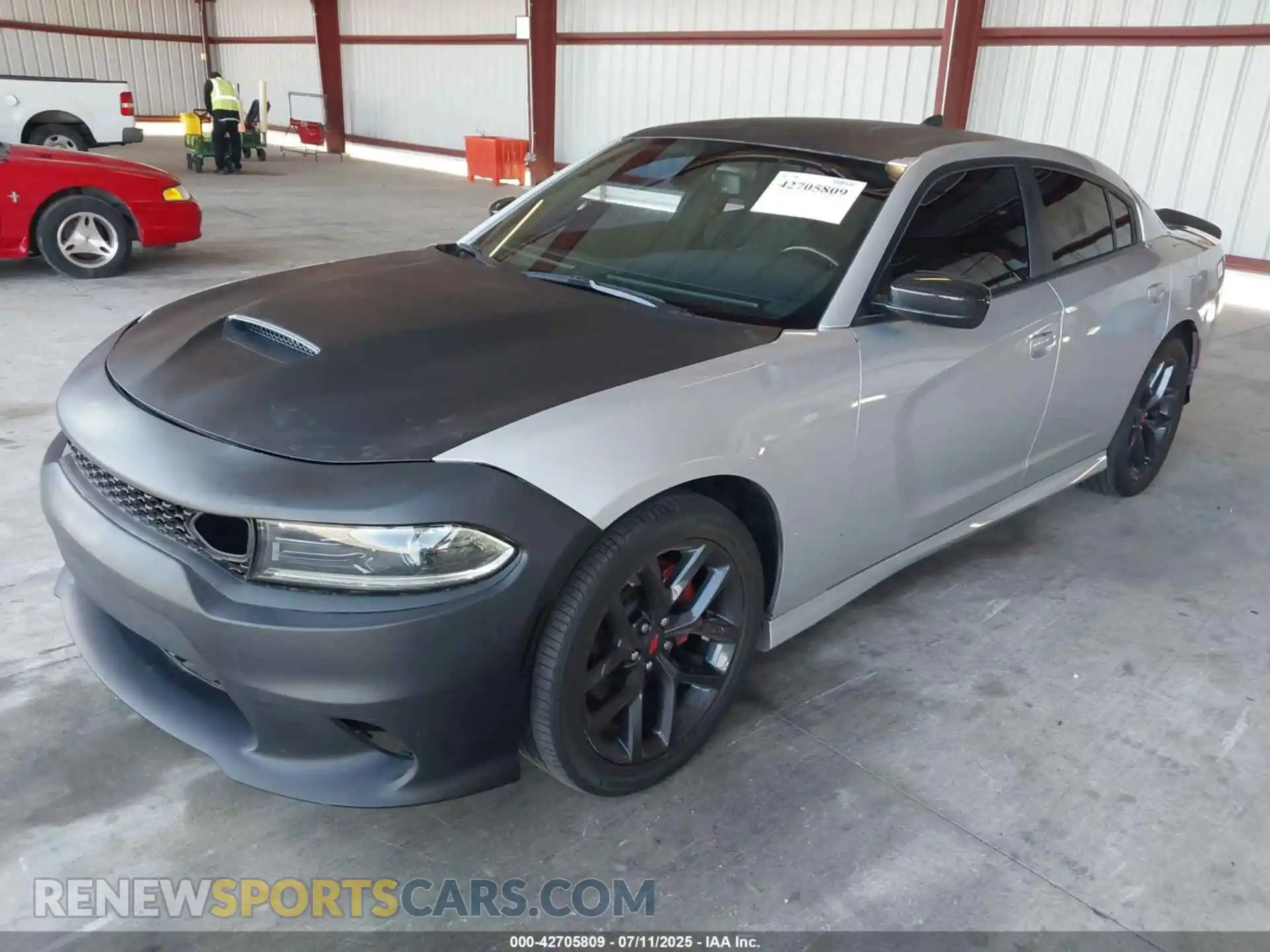 2 fotografías del automóvil dañado 2C3CDXHG2NH227645 DODGE CHARGER 2022
