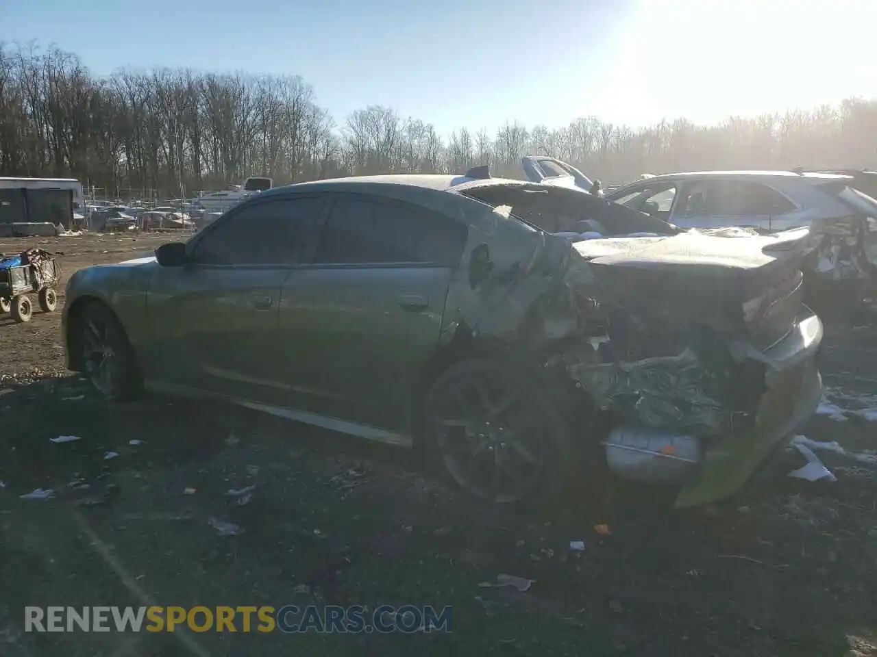 2 Photograph of a damaged car 2C3CDXHG2NH236099 DODGE CHARGER 2022