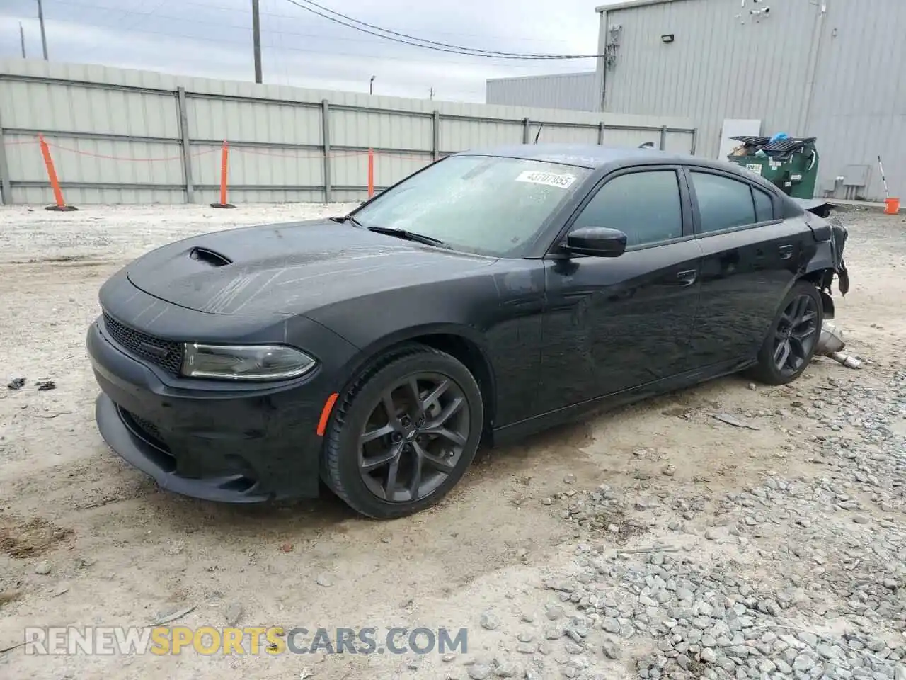 1 Photograph of a damaged car 2C3CDXHG3NH115341 DODGE CHARGER 2022