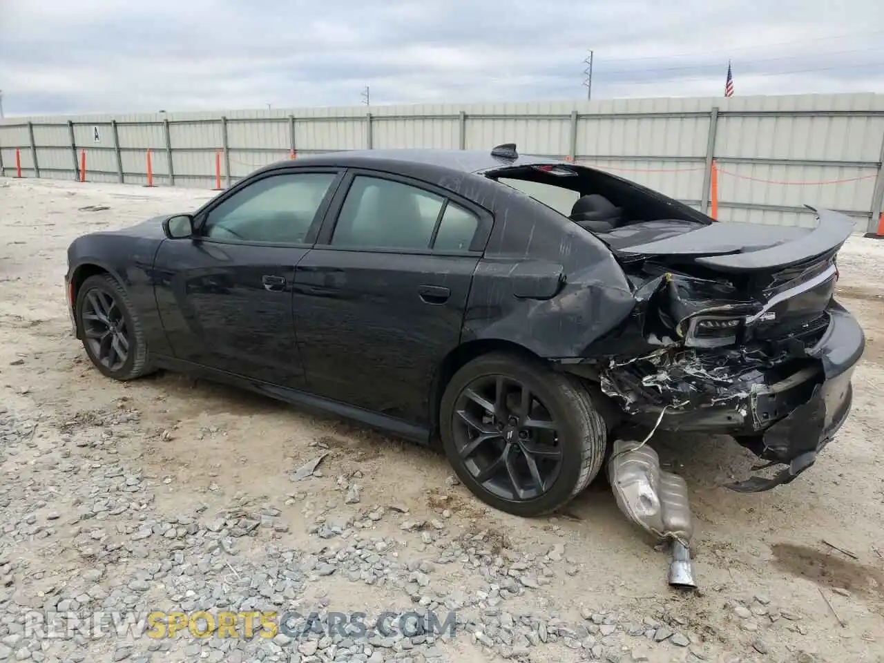 2 Photograph of a damaged car 2C3CDXHG3NH115341 DODGE CHARGER 2022
