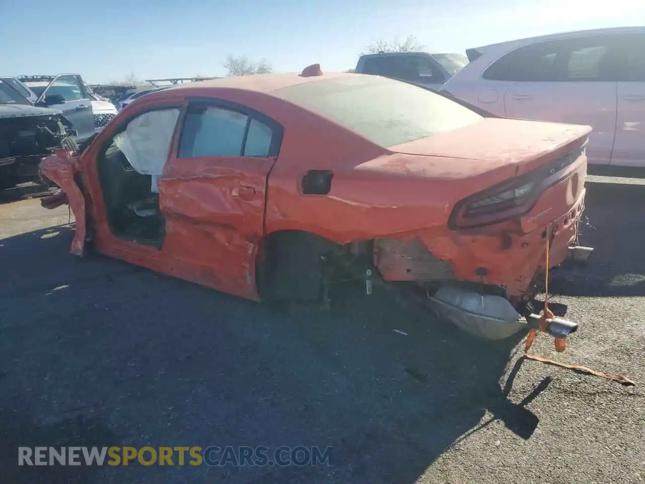 2 Photograph of a damaged car 2C3CDXHG3NH189004 DODGE CHARGER 2022