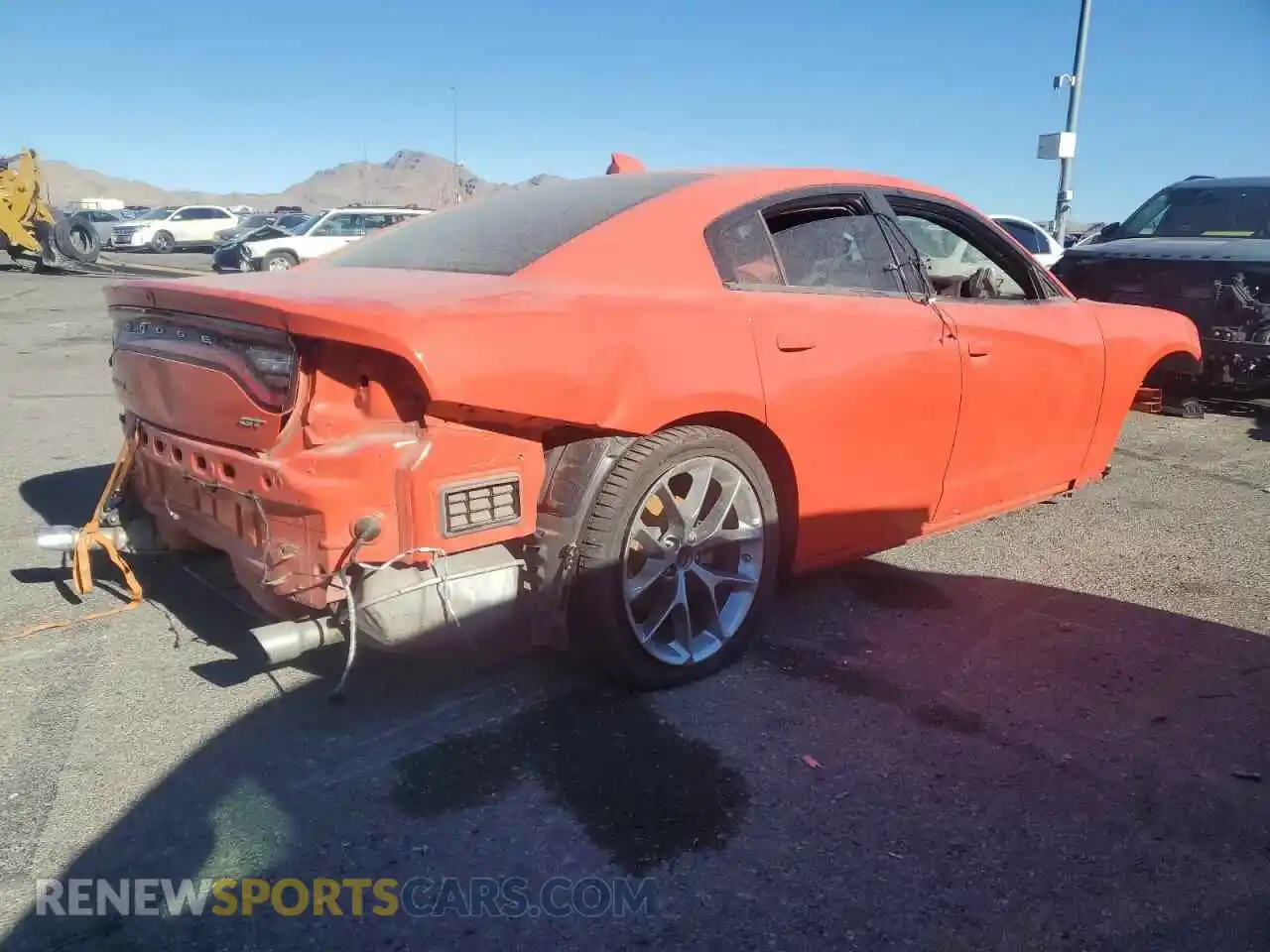 3 Photograph of a damaged car 2C3CDXHG3NH189004 DODGE CHARGER 2022