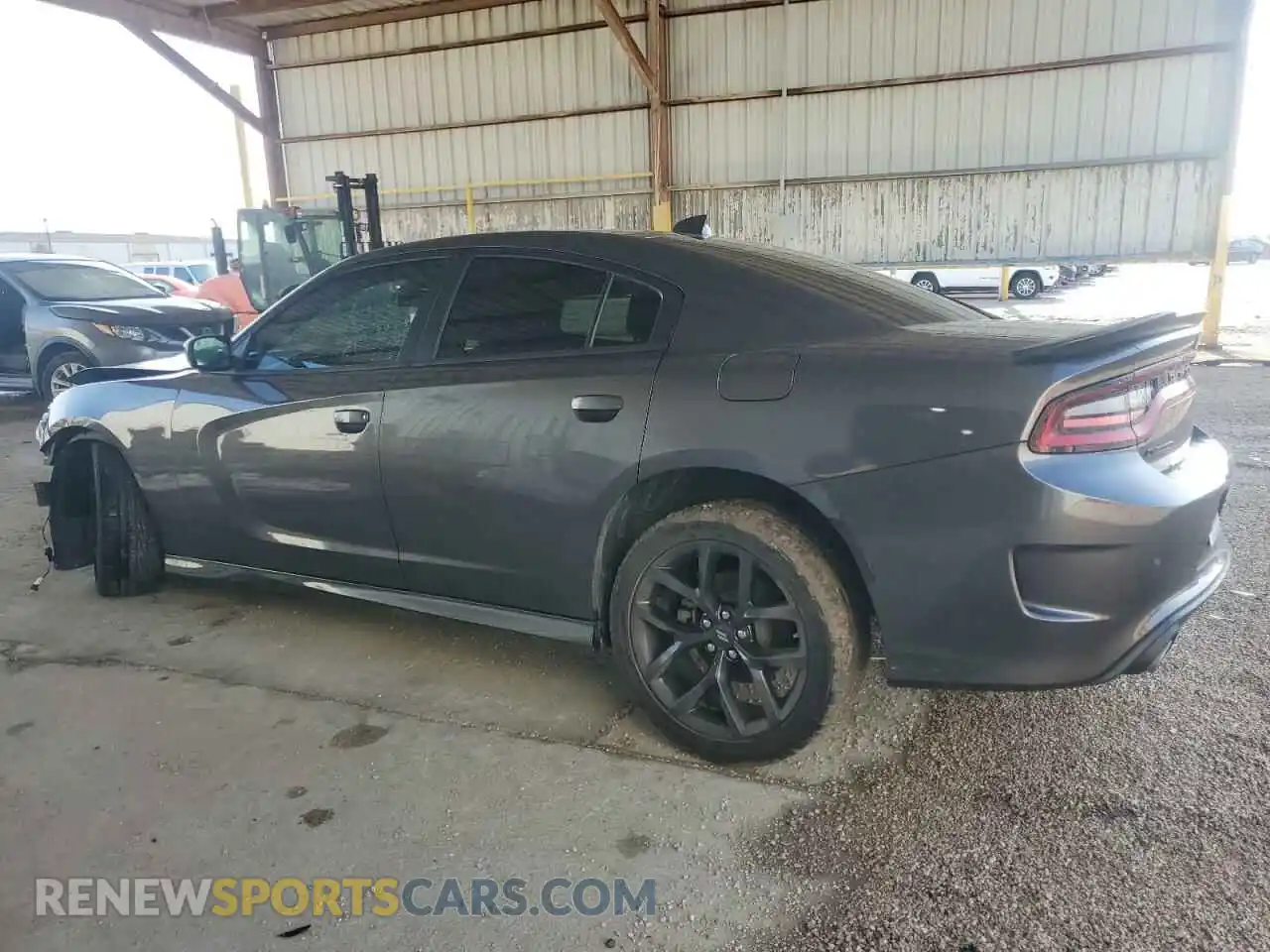 2 Photograph of a damaged car 2C3CDXHG3NH192727 DODGE CHARGER 2022