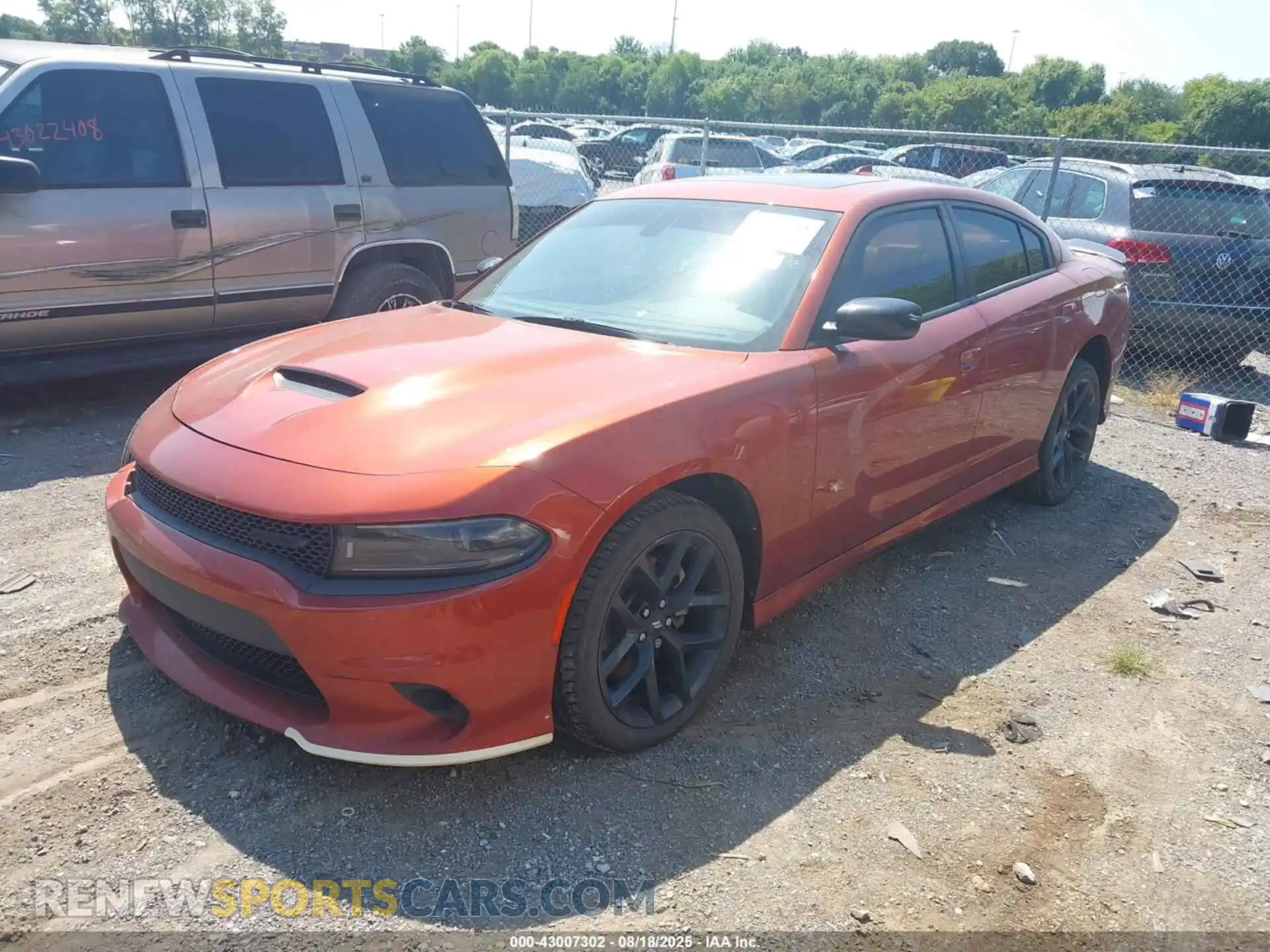 2 Photograph of a damaged car 2C3CDXHG3NH217495 DODGE CHARGER 2022