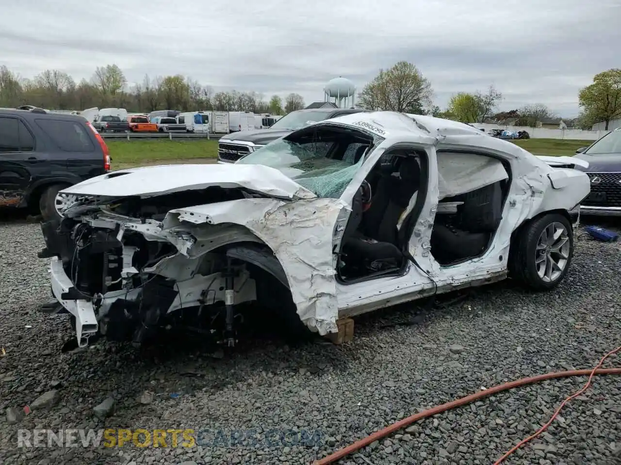 1 Photograph of a damaged car 2C3CDXHG4NH192865 DODGE CHARGER 2022