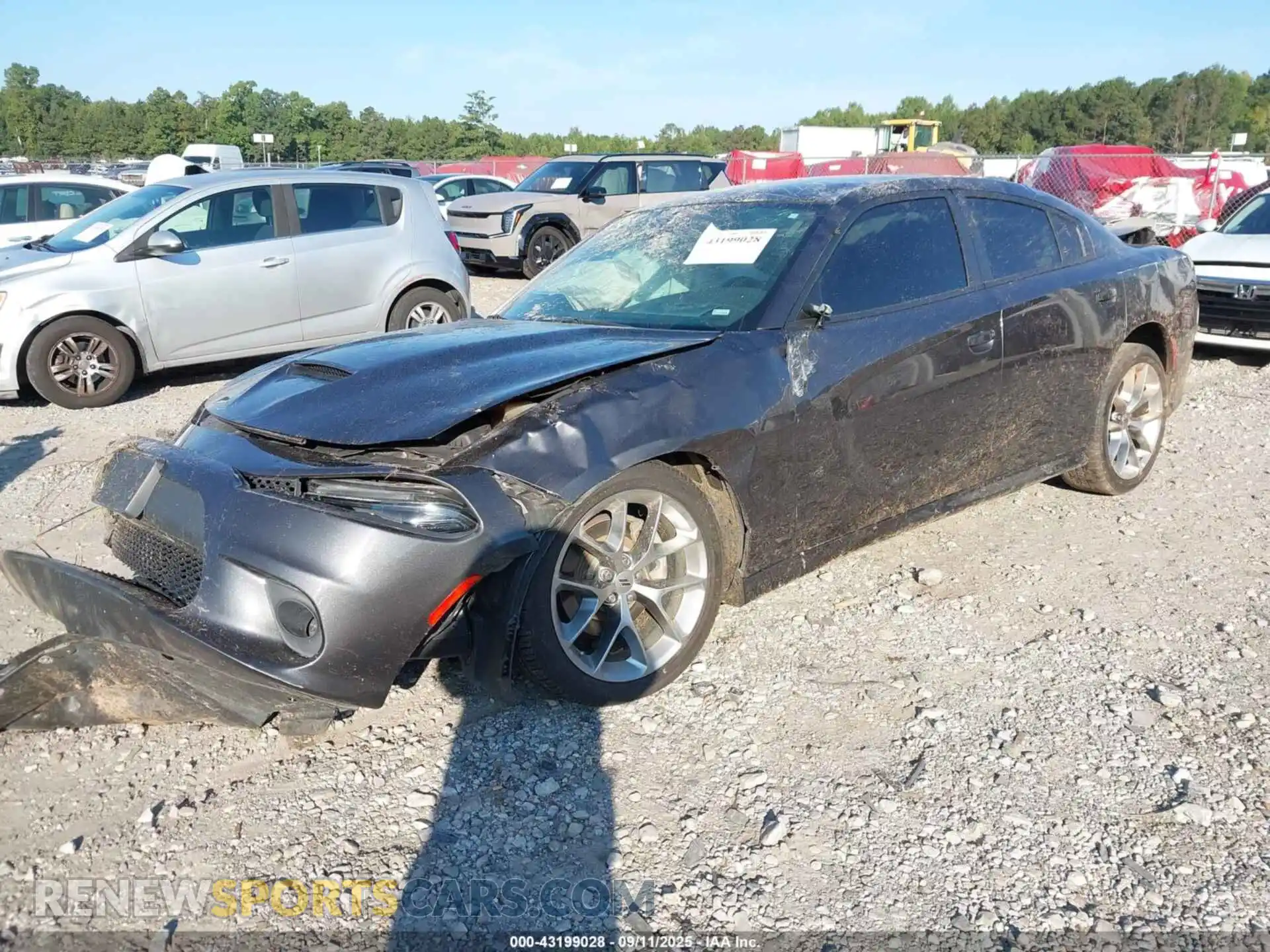2 Photograph of a damaged car 2C3CDXHG5NH106074 DODGE CHARGER 2022