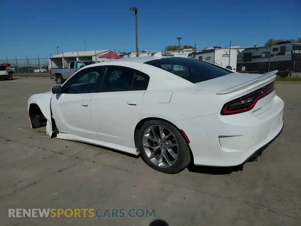 2 Photograph of a damaged car 2C3CDXHG5NH110397 DODGE CHARGER 2022