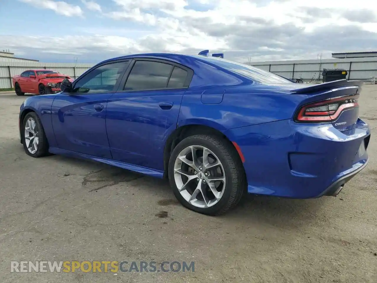 2 Photograph of a damaged car 2C3CDXHG5NH143285 DODGE CHARGER 2022