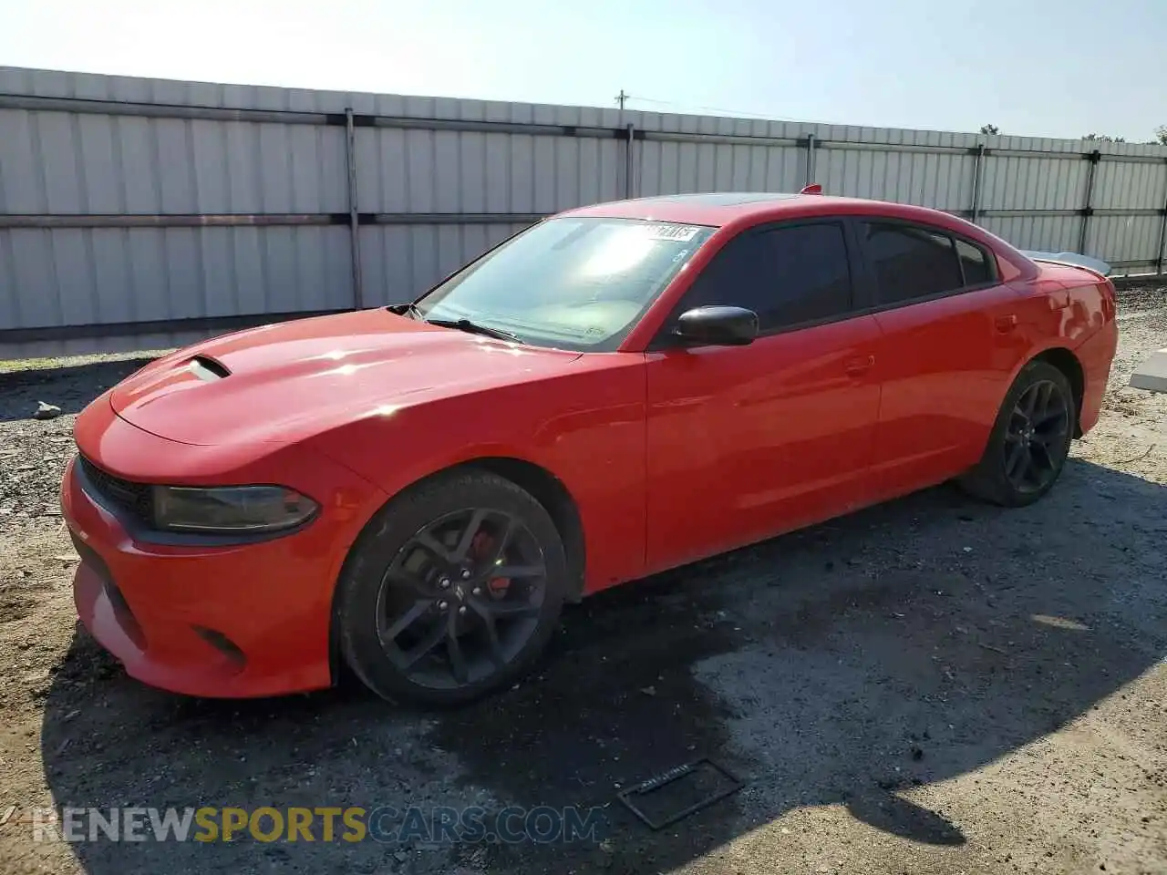 1 Photograph of a damaged car 2C3CDXHG5NH183088 DODGE CHARGER 2022
