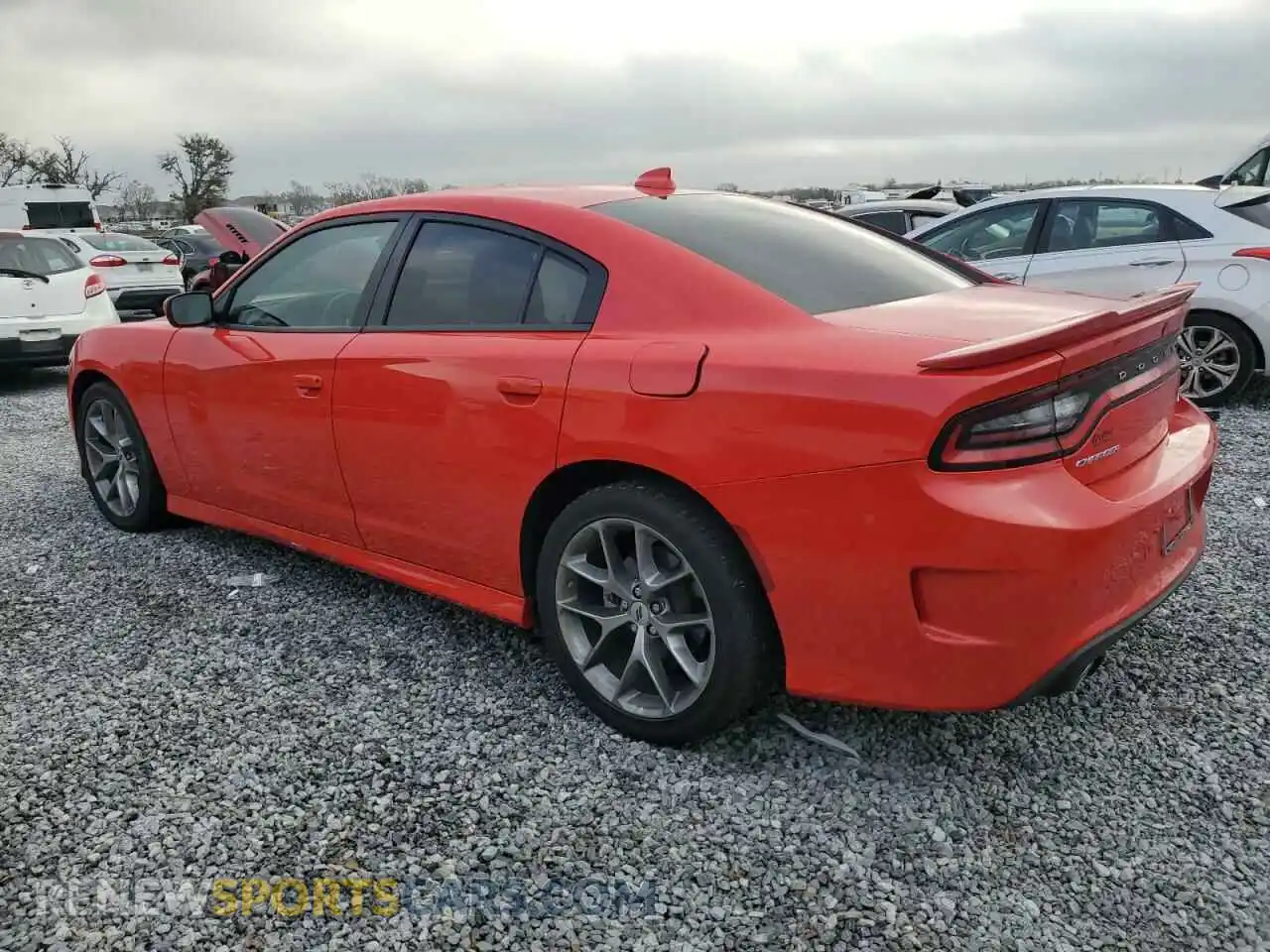 2 Photograph of a damaged car 2C3CDXHG5NH263989 DODGE CHARGER 2022