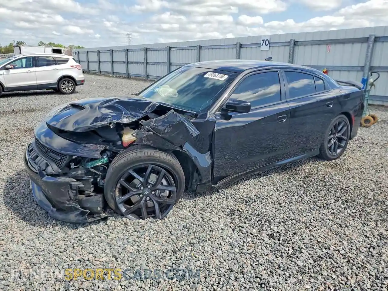 1 Photograph of a damaged car 2C3CDXHG6NH192799 DODGE CHARGER 2022