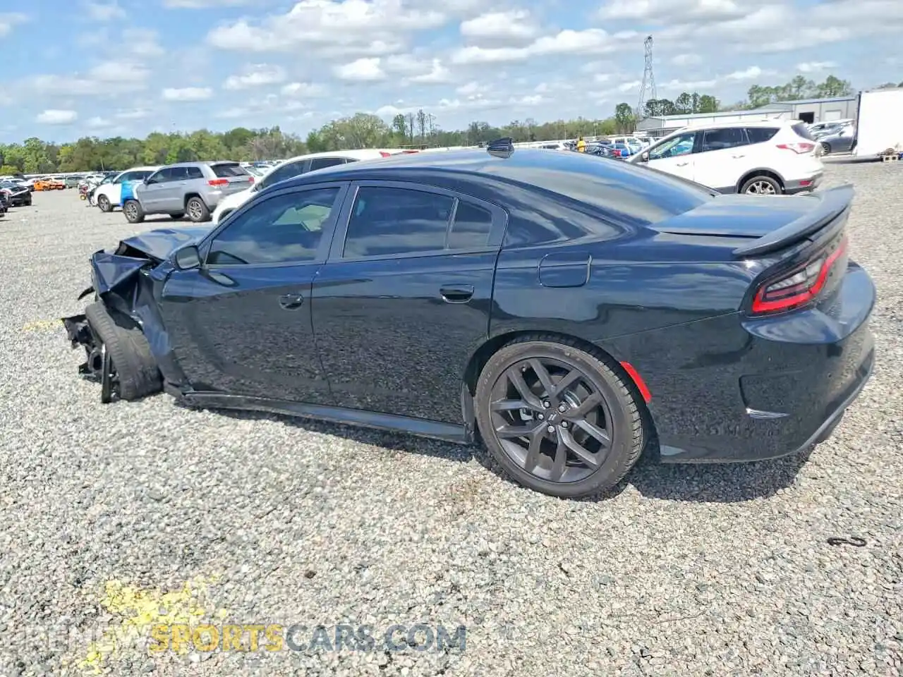 2 Photograph of a damaged car 2C3CDXHG6NH192799 DODGE CHARGER 2022