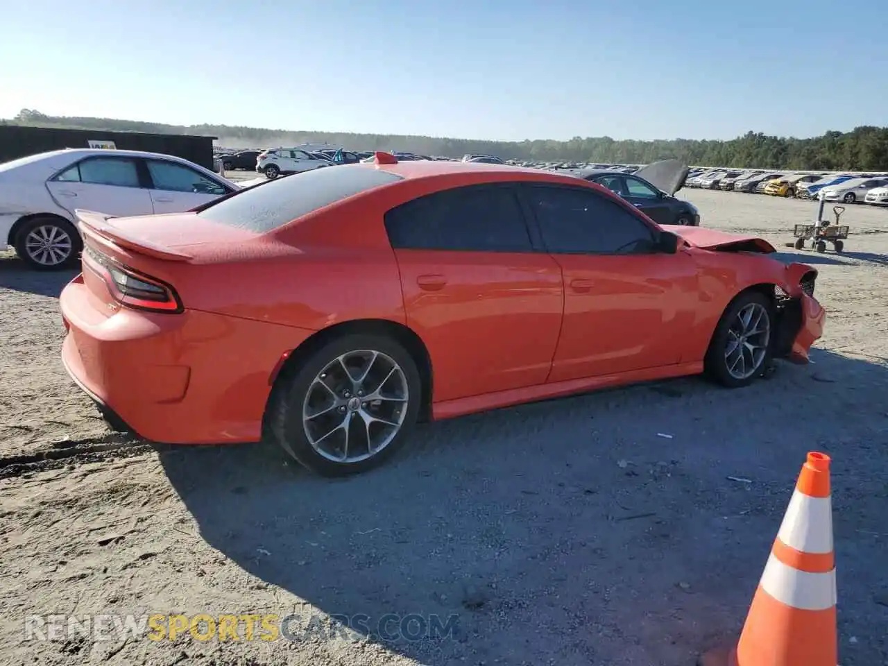 3 Photograph of a damaged car 2C3CDXHG6NH204773 DODGE CHARGER 2022