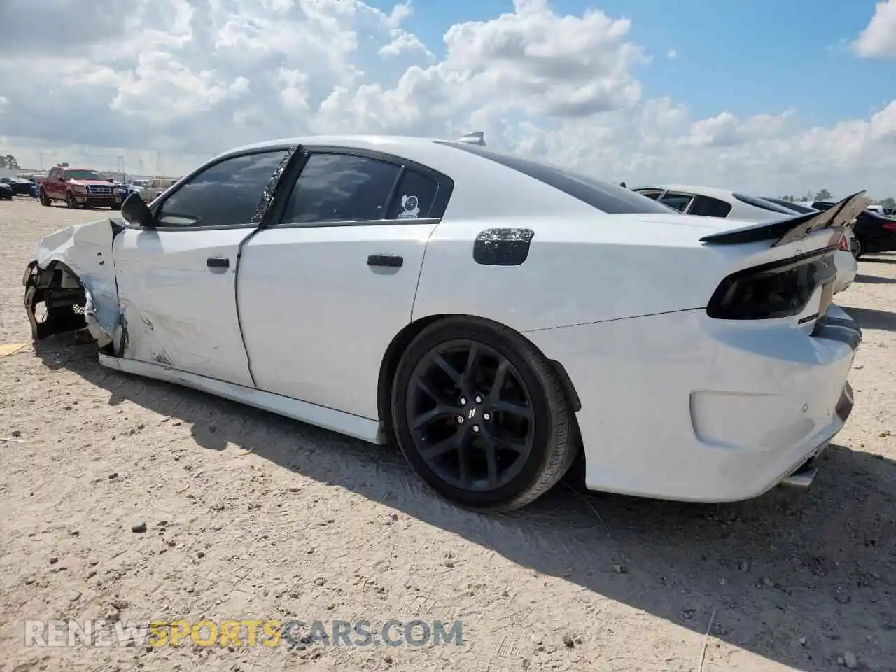 2 Photograph of a damaged car 2C3CDXHG6NH240821 DODGE CHARGER 2022