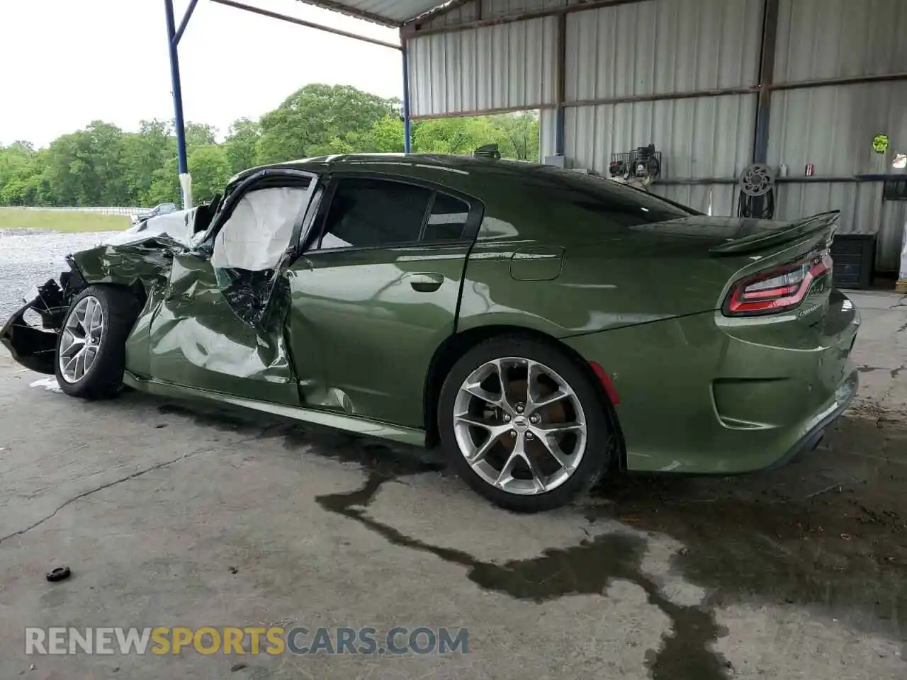 2 Photograph of a damaged car 2C3CDXHG7NH106108 DODGE CHARGER 2022