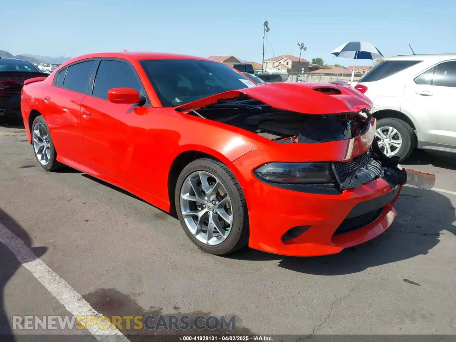 1 Photograph of a damaged car 2C3CDXHG7NH173856 DODGE CHARGER 2022