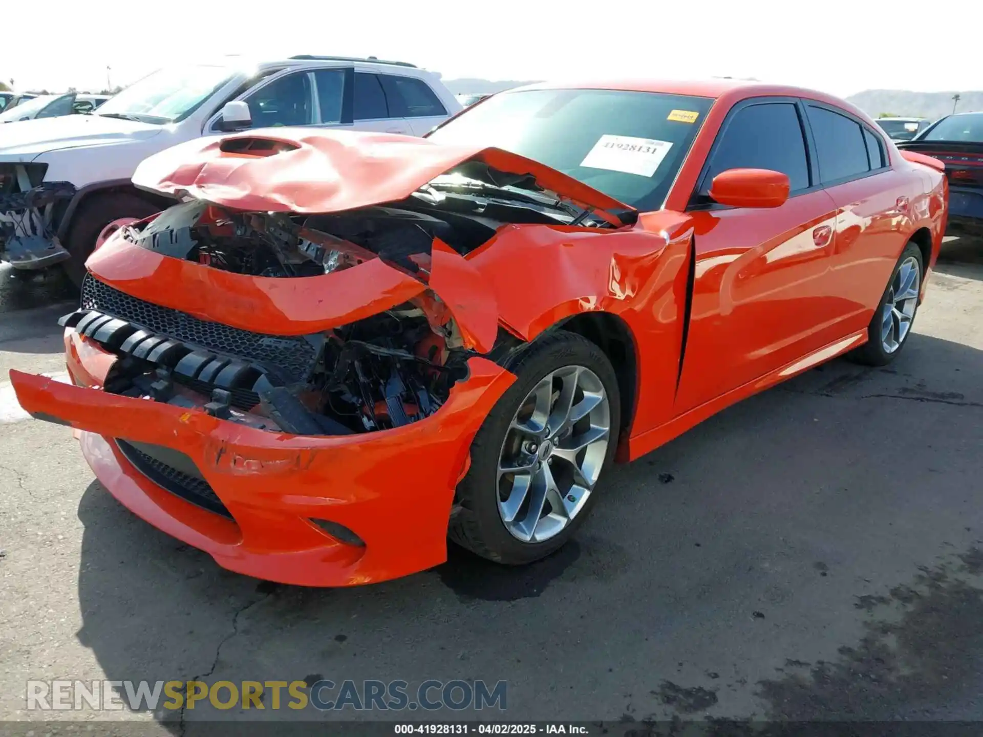 2 Photograph of a damaged car 2C3CDXHG7NH173856 DODGE CHARGER 2022