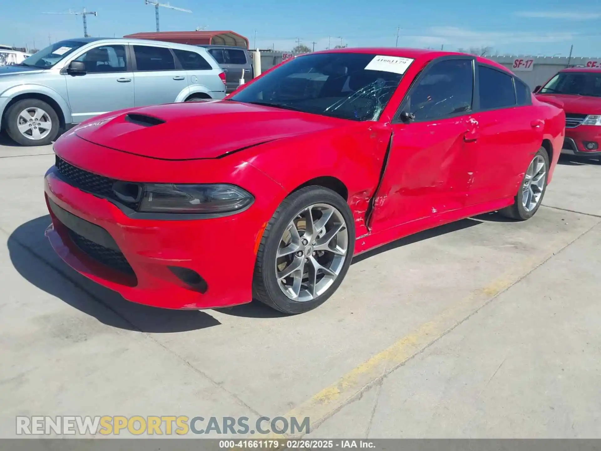 2 Photograph of a damaged car 2C3CDXHG7NH176160 DODGE CHARGER 2022