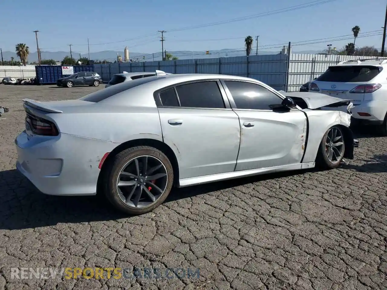 3 Photograph of a damaged car 2C3CDXHG8NH130451 DODGE CHARGER 2022