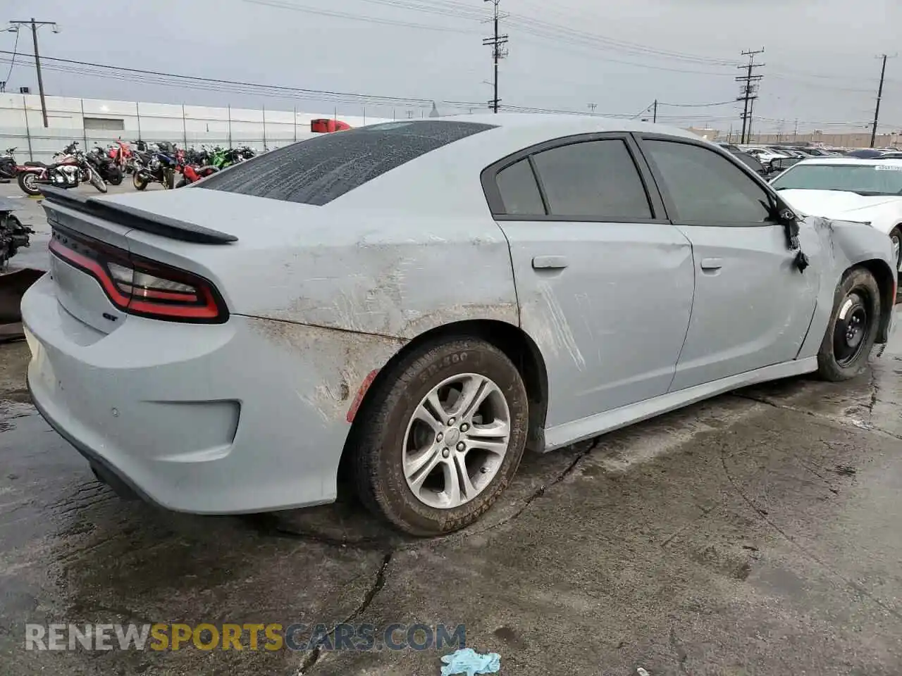 3 Photograph of a damaged car 2C3CDXHG8NH172974 DODGE CHARGER 2022