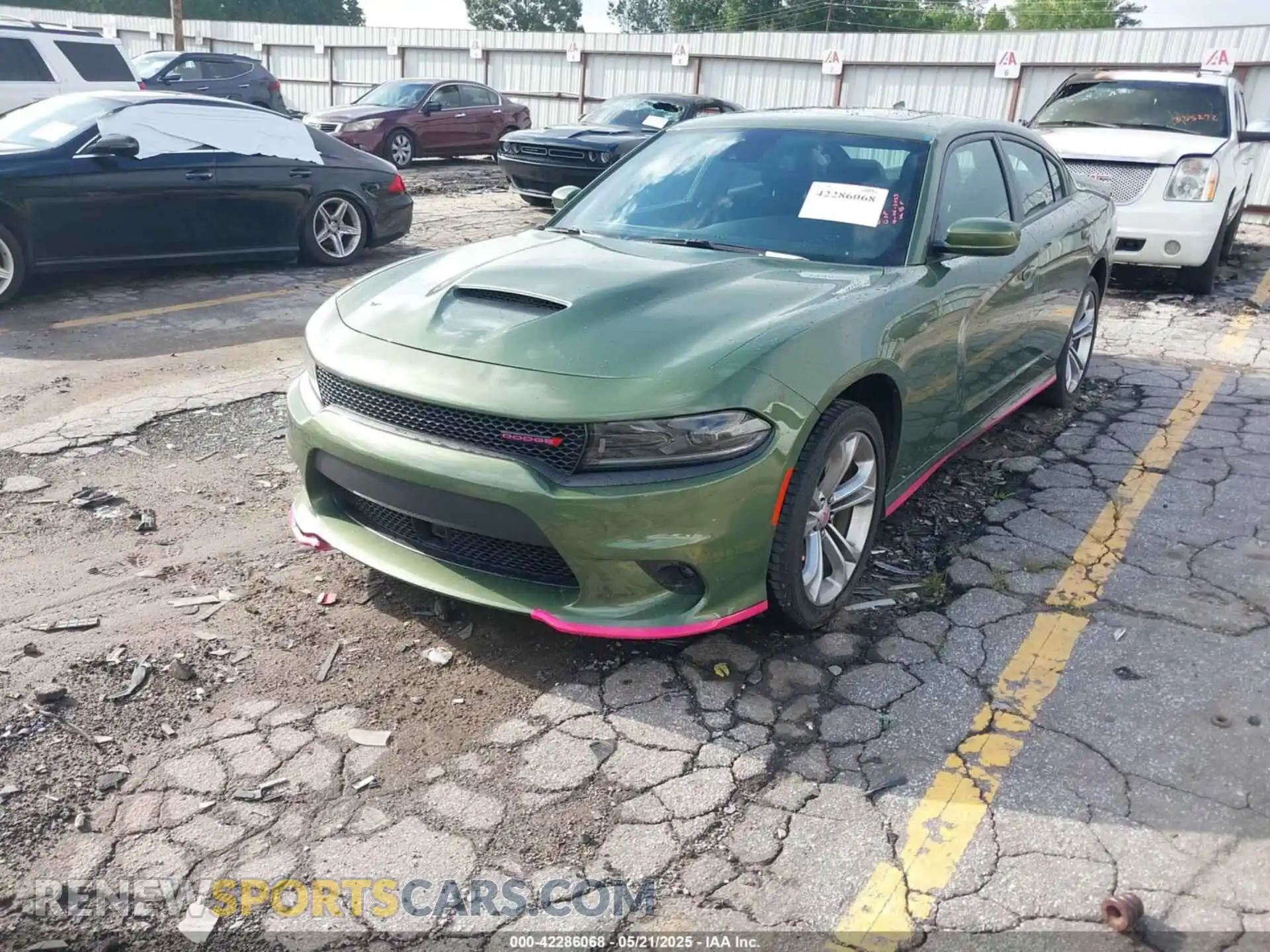 2 Photograph of a damaged car 2C3CDXHG8NH217668 DODGE CHARGER 2022