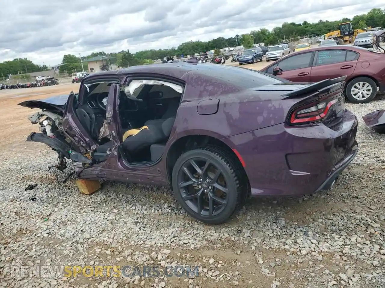 2 Photograph of a damaged car 2C3CDXHG9NH153690 DODGE CHARGER 2022