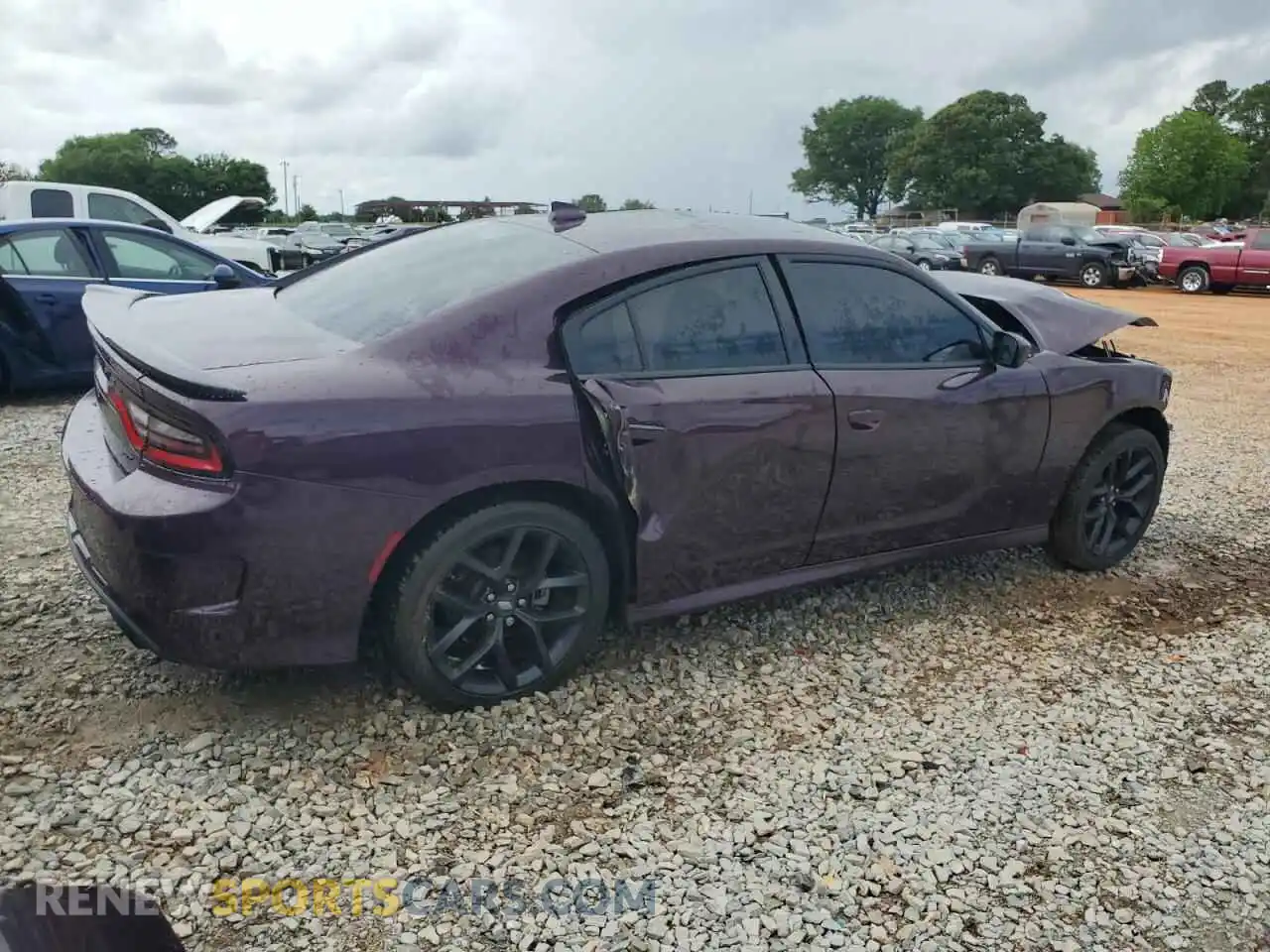 3 Photograph of a damaged car 2C3CDXHG9NH153690 DODGE CHARGER 2022