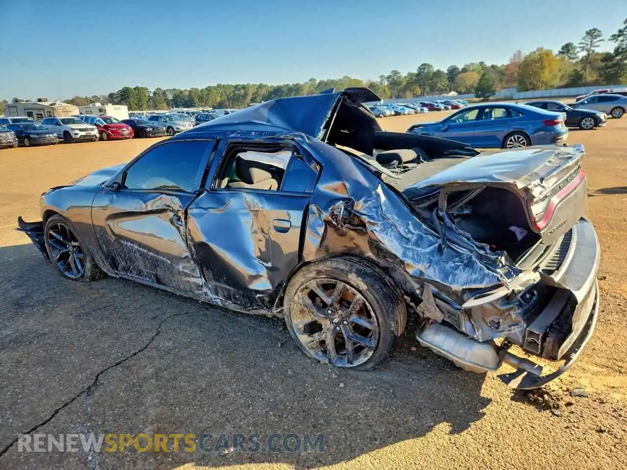2 Photograph of a damaged car 2C3CDXHG9NH192795 DODGE CHARGER 2022