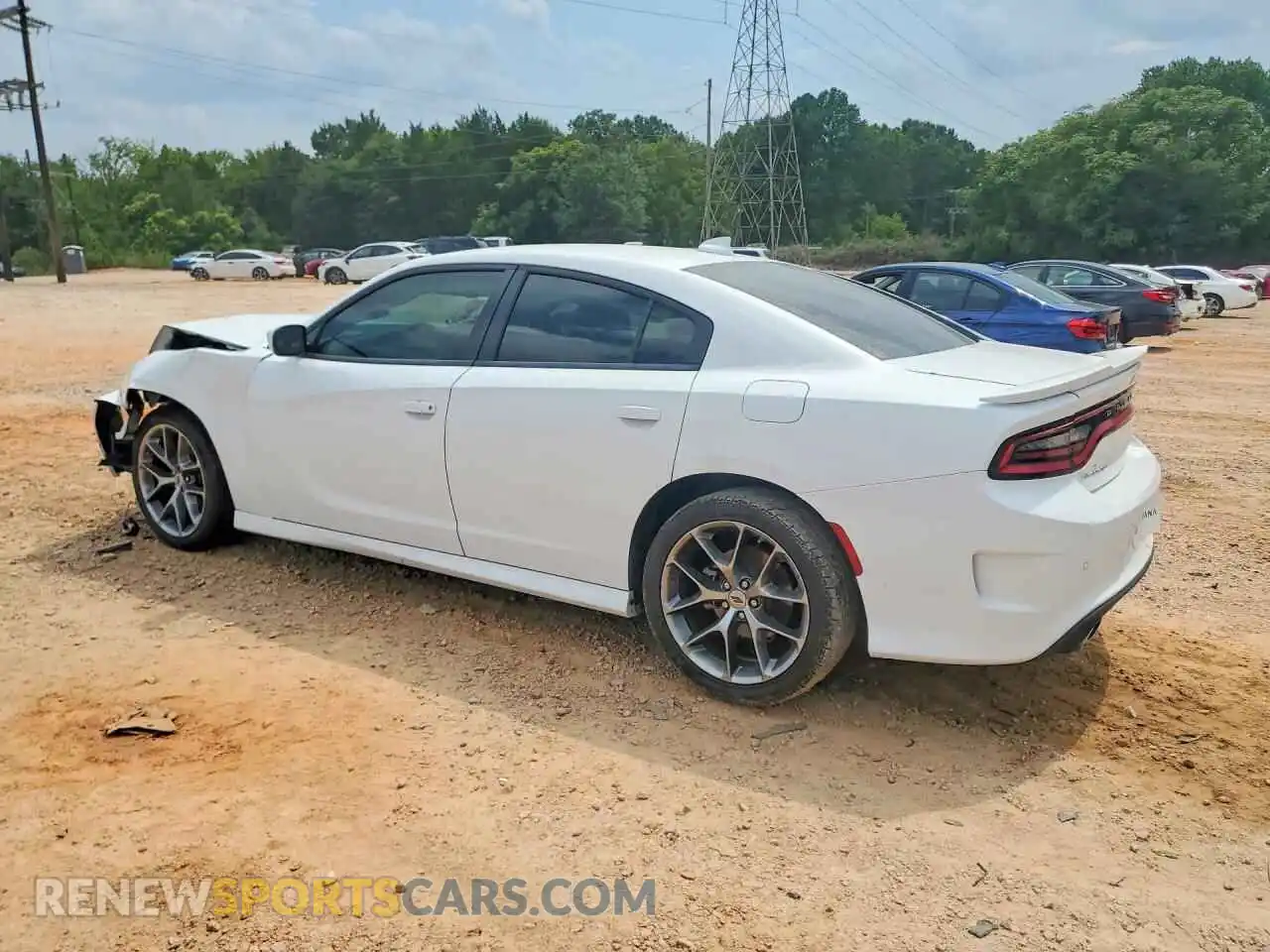 2 Photograph of a damaged car 2C3CDXHG9NH232373 DODGE CHARGER 2022