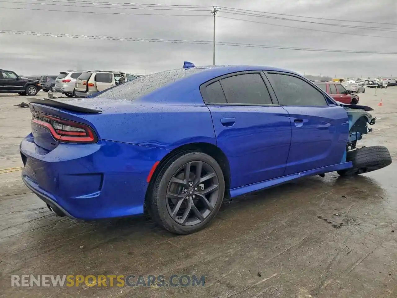 3 Photograph of a damaged car 2C3CDXHG9NH232390 DODGE CHARGER 2022