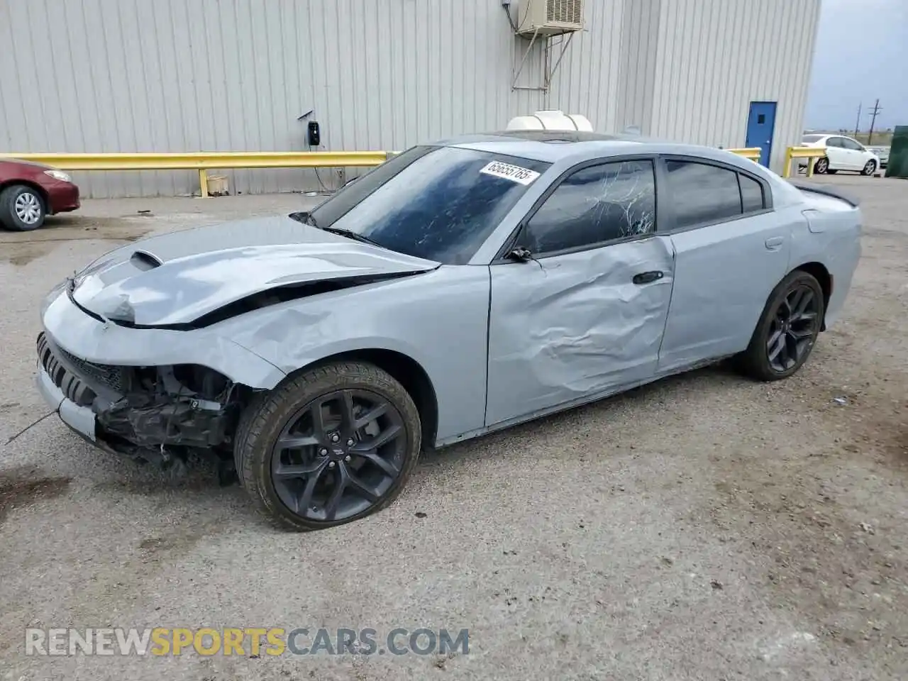 1 Photograph of a damaged car 2C3CDXHG9NH240831 DODGE CHARGER 2022