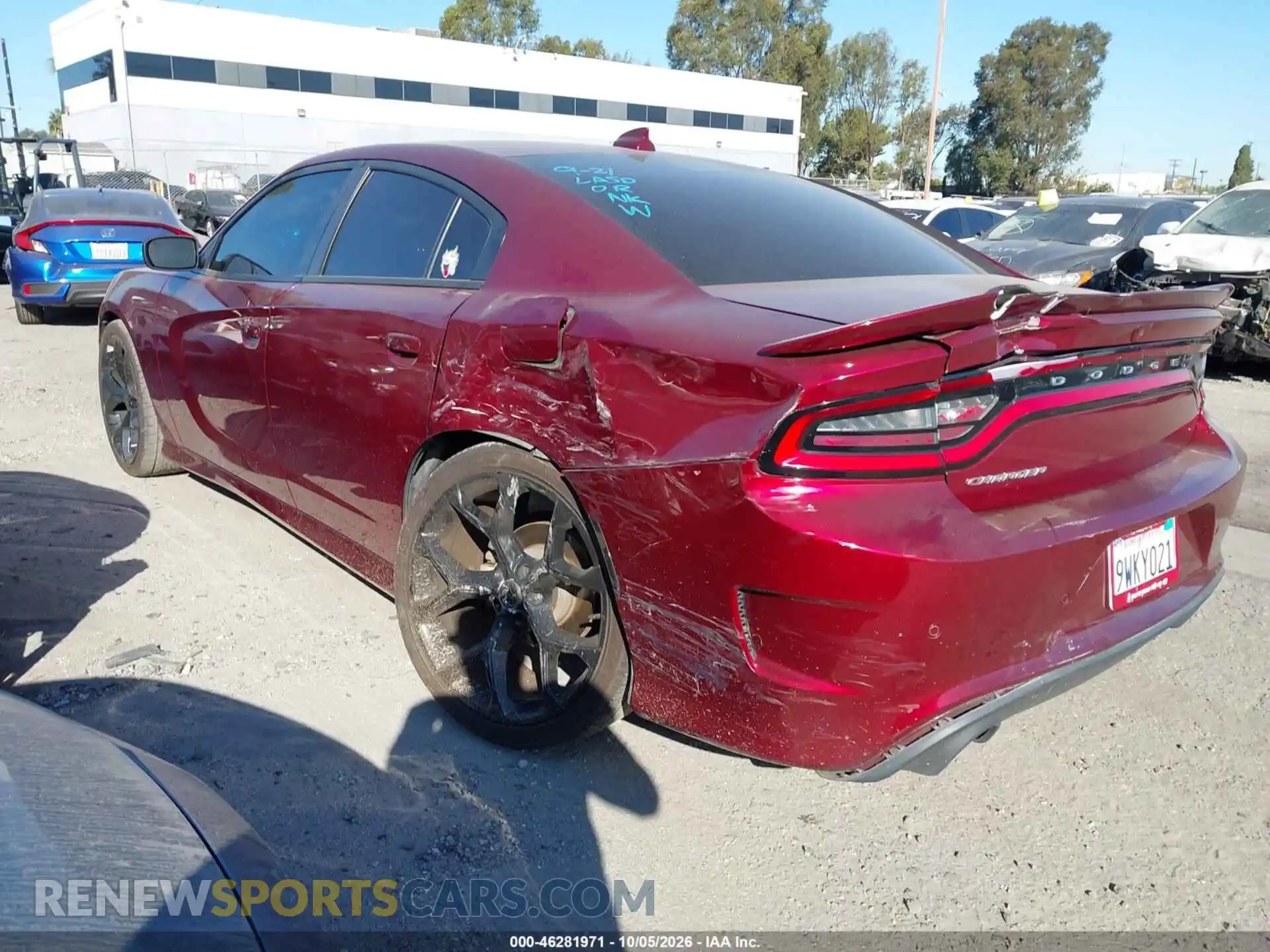 3 fotografías del automóvil dañado 2C3CDXHGXNH106569 DODGE CHARGER 2022