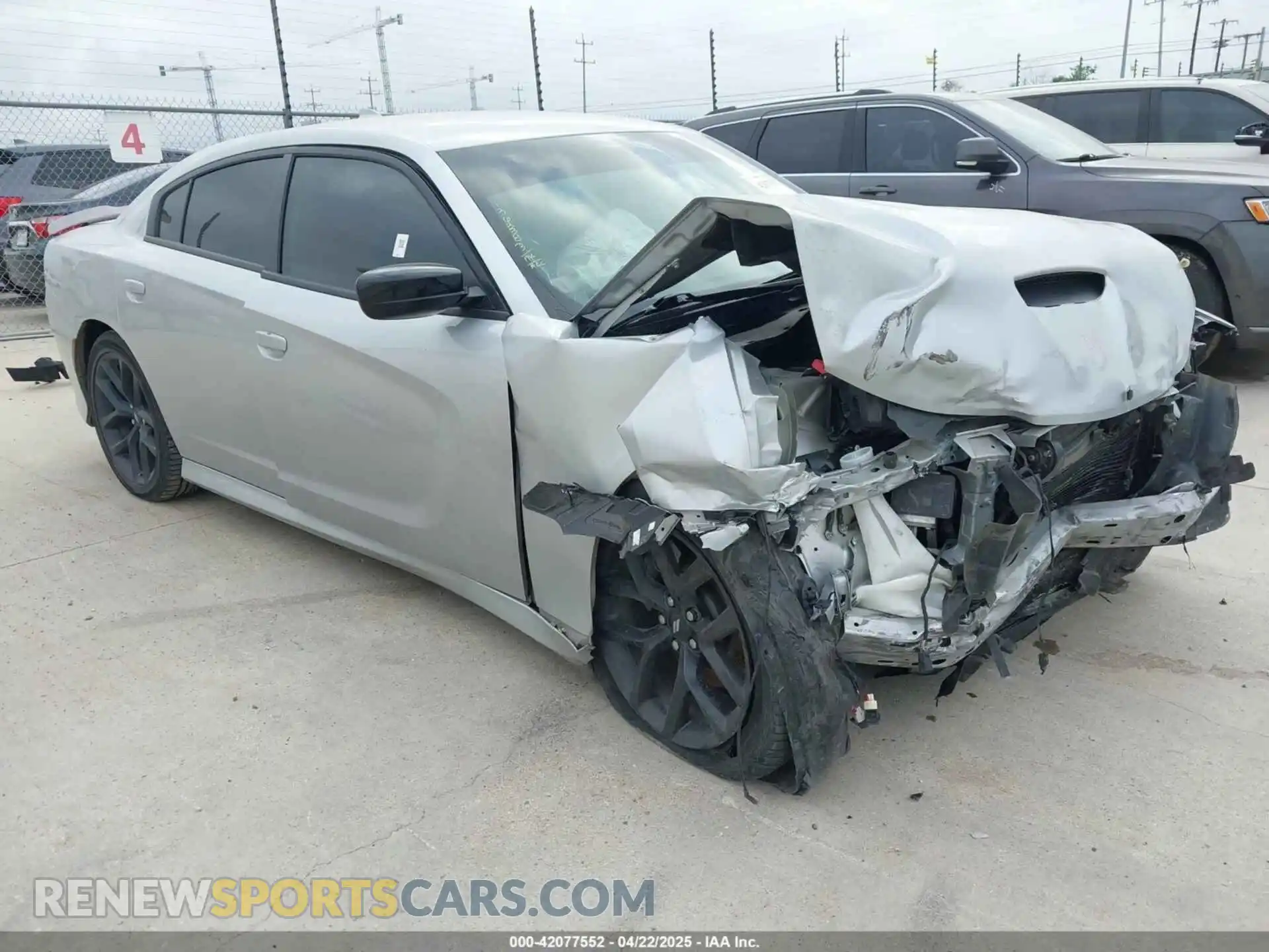 1 Photograph of a damaged car 2C3CDXHGXNH133836 DODGE CHARGER 2022