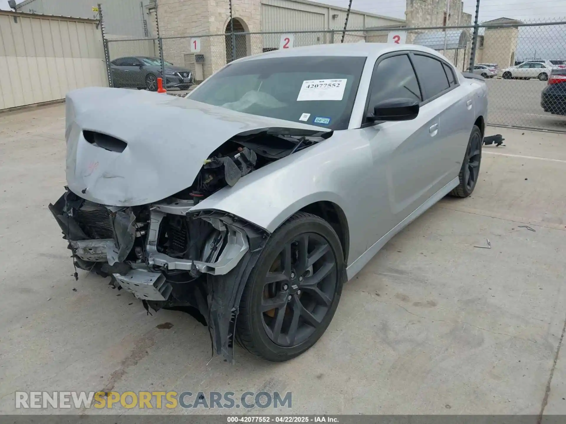 2 Photograph of a damaged car 2C3CDXHGXNH133836 DODGE CHARGER 2022