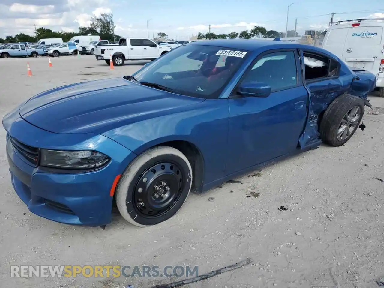 1 Photograph of a damaged car 2C3CDXJG2NH184256 DODGE CHARGER 2022