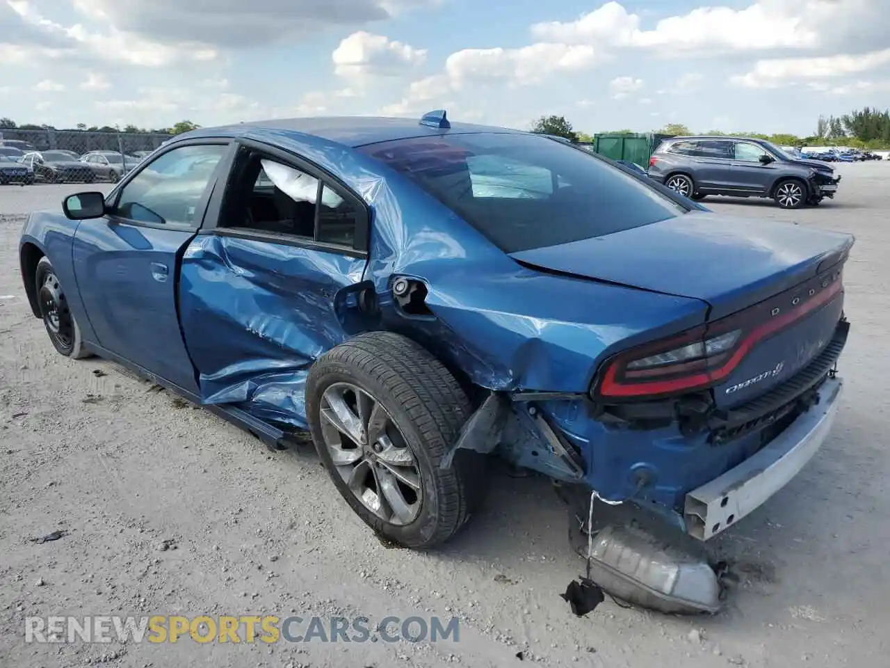 2 Photograph of a damaged car 2C3CDXJG2NH184256 DODGE CHARGER 2022