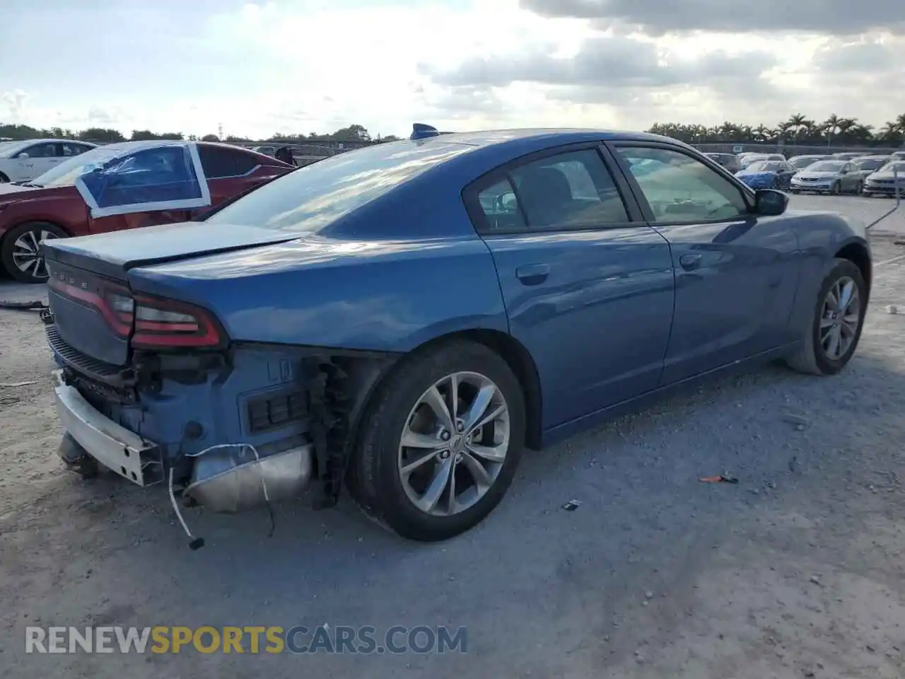 3 Photograph of a damaged car 2C3CDXJG2NH184256 DODGE CHARGER 2022